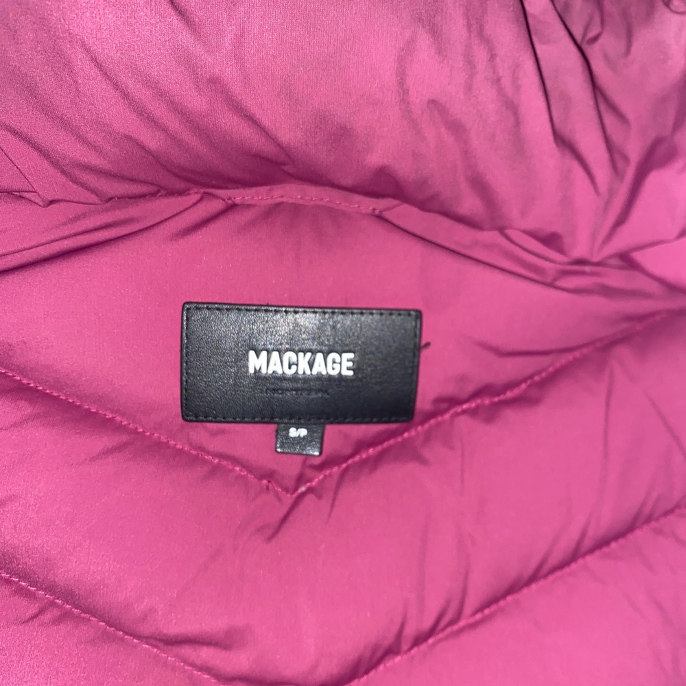 Mackage Patsy Down Jacket Red/Pink Size S - image 4